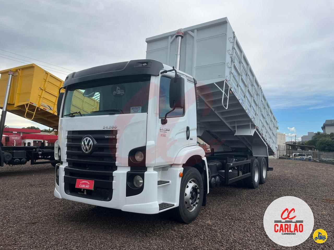 CAMINHAO VOLKSWAGEN VW 24280 Caçamba Basculante Truck 6x2 Carlão Caminhões CARAZINHO RIO GRANDE DO SUL RS